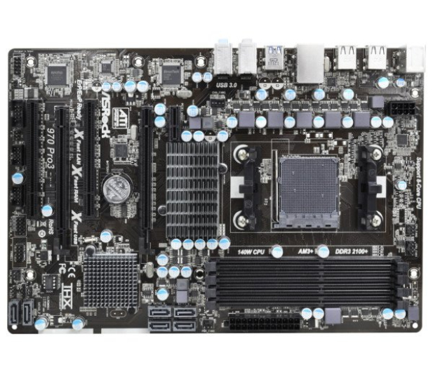 ASRock 970 PRO 3 (970 2xPCI-E DDR3) - 80154 - zdjęcie 2